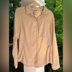 REI Women's Beige Nylon Mesh Shirt